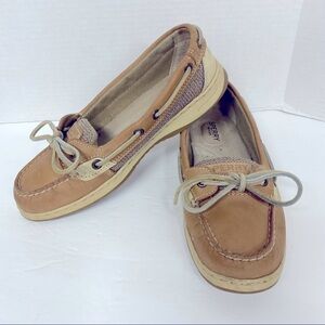 Sperry Angelfish Leather Boat Shoes Size 7.5